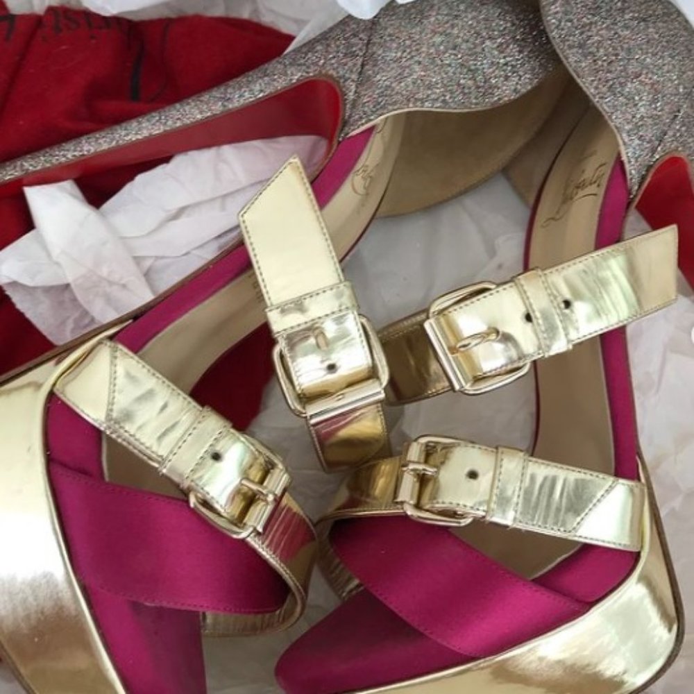 Christian Louboutin Ambertina 150 Specchio Size 38 - Picture 8 of 11